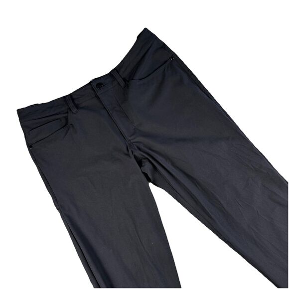 Lululemon Mens 32x32 ABC Warpstreme Classic-Fit 5 Pocket Golf Dress Black Pants - Picture 1 of 9